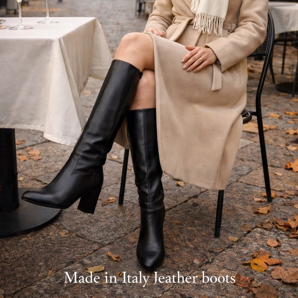 🌸Made in Italy Genuine leather Boots size 38